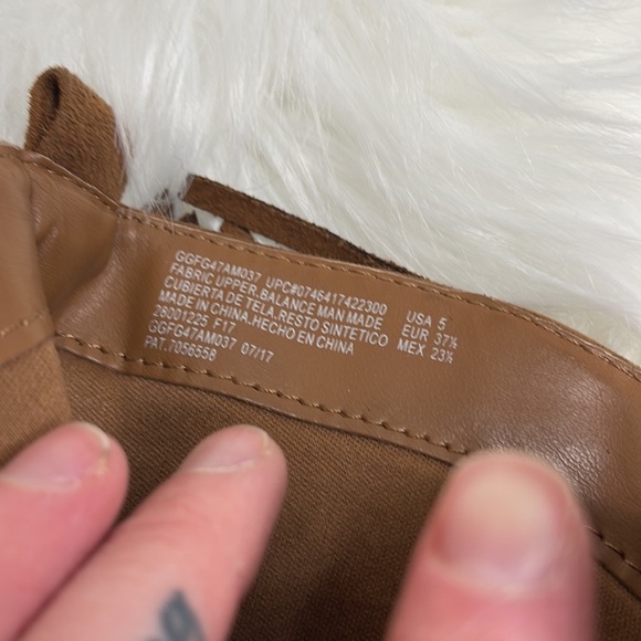 ❗️SOLD❗️FADDED GLORY- TAN FRINGED ANKLE BOOTS OR BOOTIES 5 - Picture 8 of 10